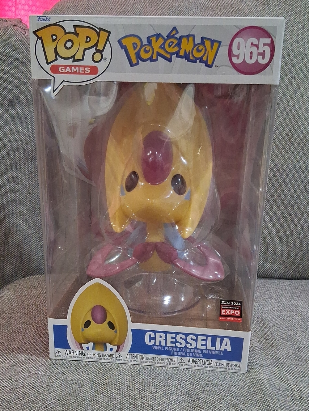 Funko Pop! Pokémon Cresselia Vinyl Figure - Yellow & Pink